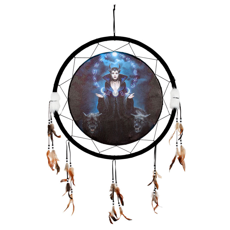 Moon Witch Dreamcatcher by Anne Stokes