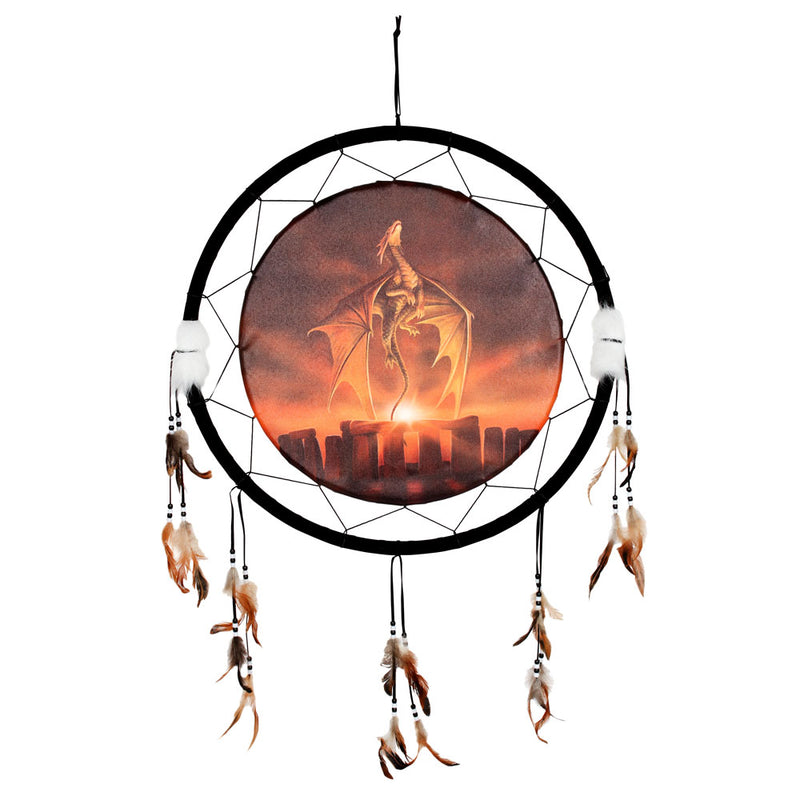 Solstice Dragon Dreamcatcher by Anne Stokes