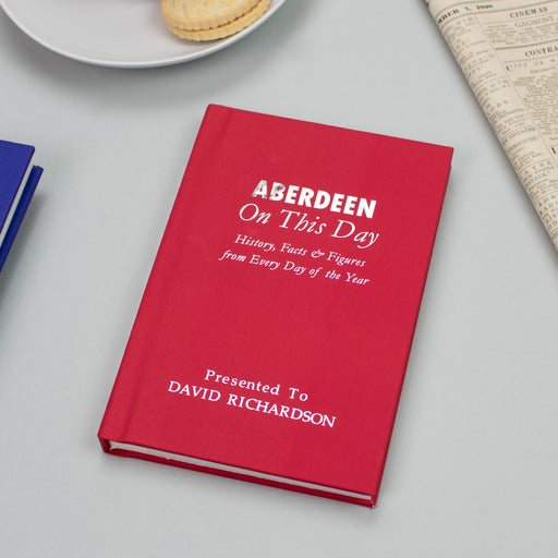 Personalised Aberdeen On This Day Football Book