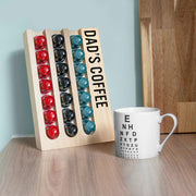 Personalised Bamboo Nespresso Coffee Pod Holder