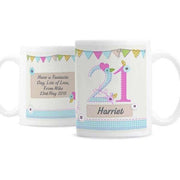Personalised Birthday Age Female Mug - Myhappymoments.co.uk