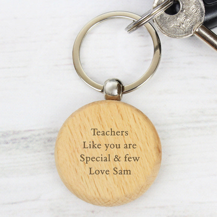 Handmade Personalised Keyring - Own Message