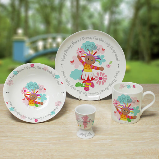 Personalised Upsy Daisy In The Night Garden Breakfast Set - Myhappymoments.co.uk