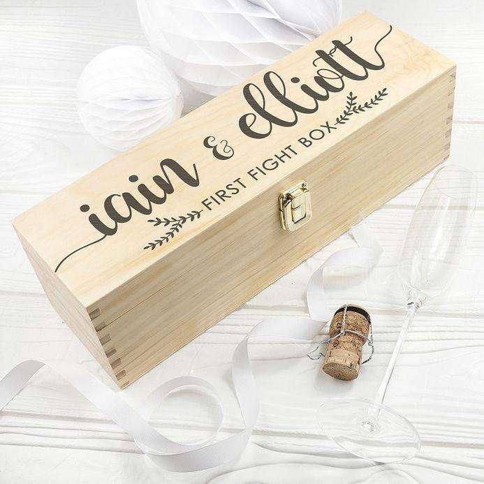 Personalised Wedding First Fight Box - Myhappymoments.co.uk