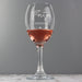 Personalised 40th Birthday Wine Glass