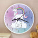 Personalised Unicorn Wooden Clock - Myhappymoments.co.uk