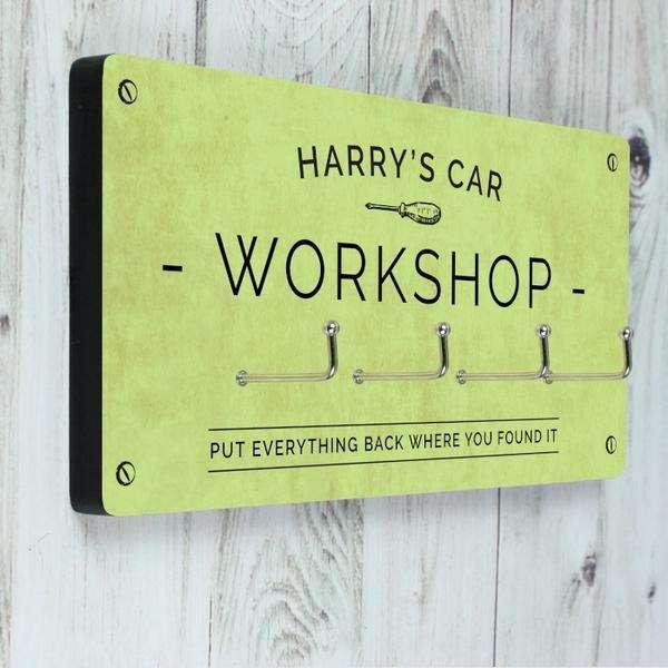 Personalised Workshop Hooks - Myhappymoments.co.uk