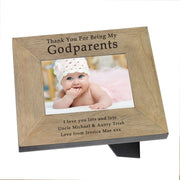 Thank You For Being My Godparents Photo Frame - Myhappymoments.co.uk
