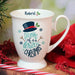Personalised Dreaming Of A White Christmas Marquee Mug