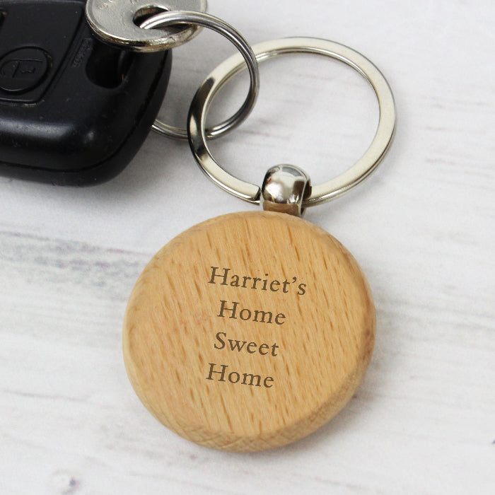 Handmade Personalised Keyring - Own Message