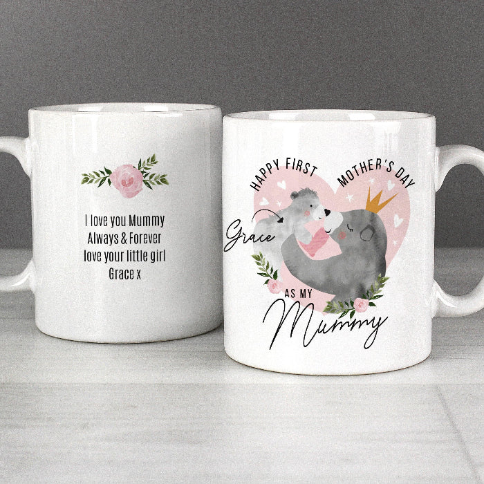Personalised 1st Mother's Day Mama Bear Mug