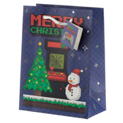 Retro Gaming Game Over Medium Christmas Gift Bag