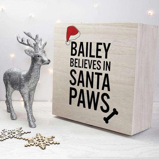 Personalised Pets Santa Paws Christmas Eve Box - Myhappymoments.co.uk