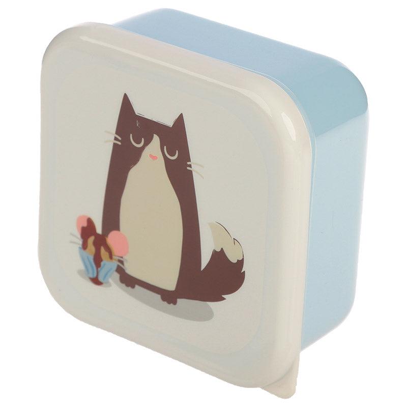 Set of 3 Lunch Boxes - Feline Fine Cat