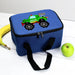 Personalised Monster Vehicle Blue Lunch Bag
