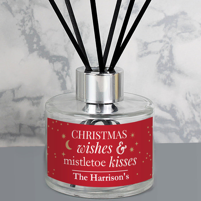 Personalised Christmas Wishes Reed Diffuser