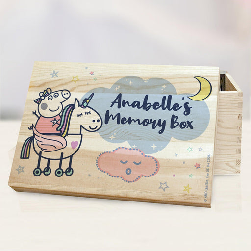 Personalised Peppa Pig Memory Box