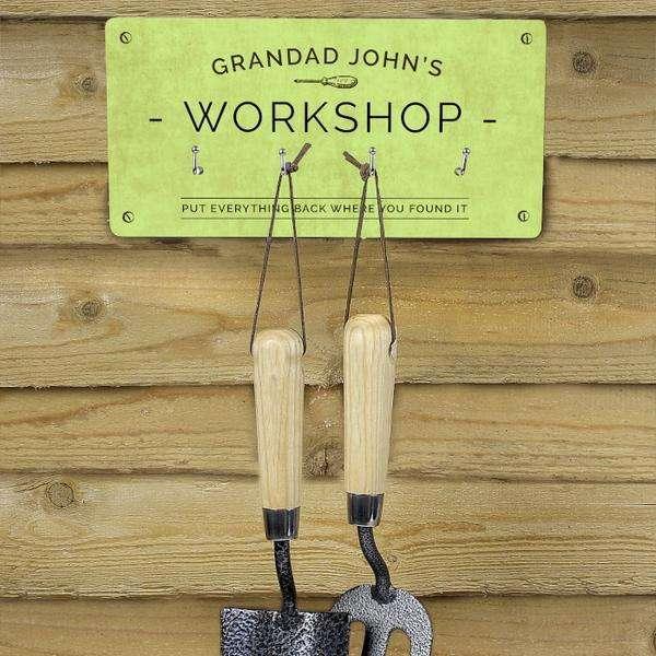Personalised Workshop Hooks - Myhappymoments.co.uk
