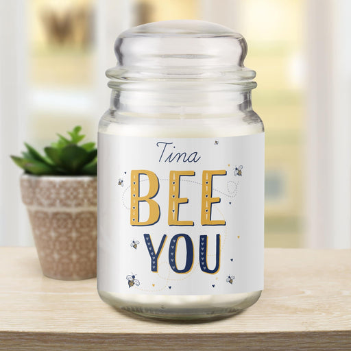 Personalised Bee You Candle Jar