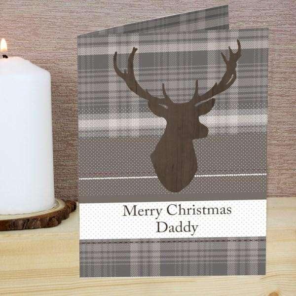 Personalised Highland Stag Card - Myhappymoments.co.uk
