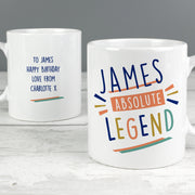 Personalised Absolute Legend Mug