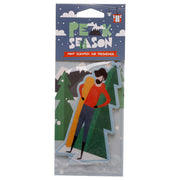 Snowboarder Mint Scented Car Air Freshener