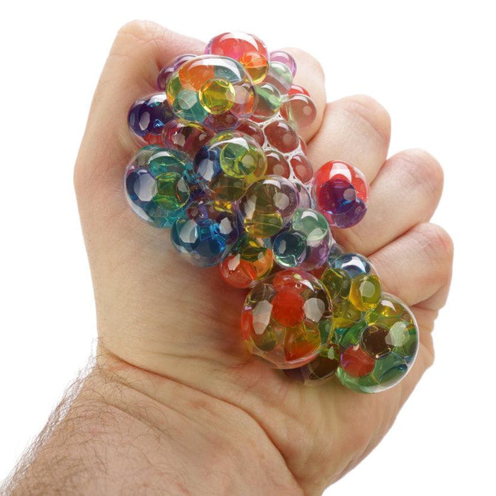 Squeezable Rainbow Ball in a Net