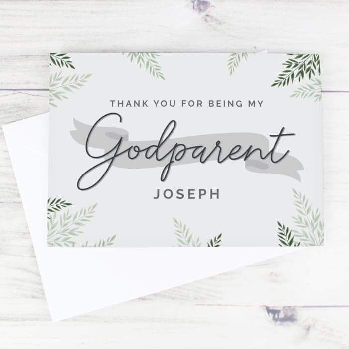 Personalised Godparent Card - Myhappymoments.co.uk