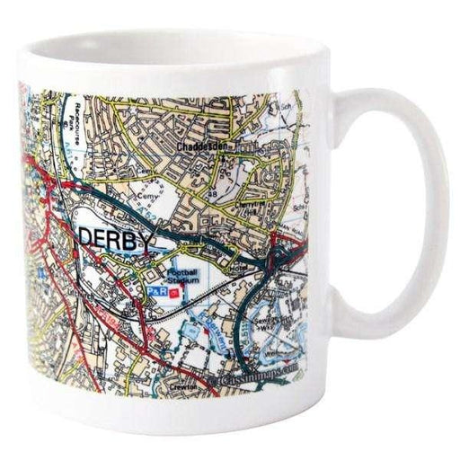 Personalised Present Day Map Mug - Myhappymoments.co.uk