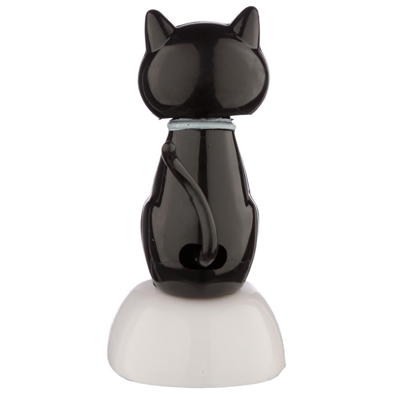 Lucky Black Cat Solar Dashboard Pal