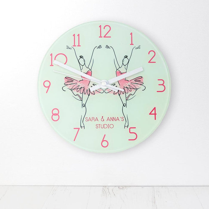 Personalised Ballet Dancer Wall Clock