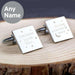 Personalised To the Moon and Back Square Cufflinks - Myhappymoments.co.uk