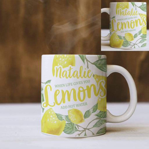 Personalised Life Gives You Lemons 11oz Mug