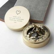 Engraved Iconic Adventurer's Sundial Compass - Myhappymoments.co.uk