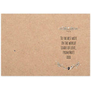 Personalised We Go Together Like... Card - Myhappymoments.co.uk
