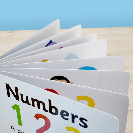 First Steps Numbers Personalised Board Book - Myhappymoments.co.uk