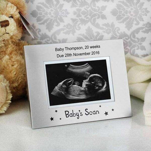 Personalised Baby Scan Photo Frame - Myhappymoments.co.uk