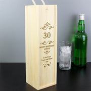 Personalised Birthday Wine Box - Myhappymoments.co.uk