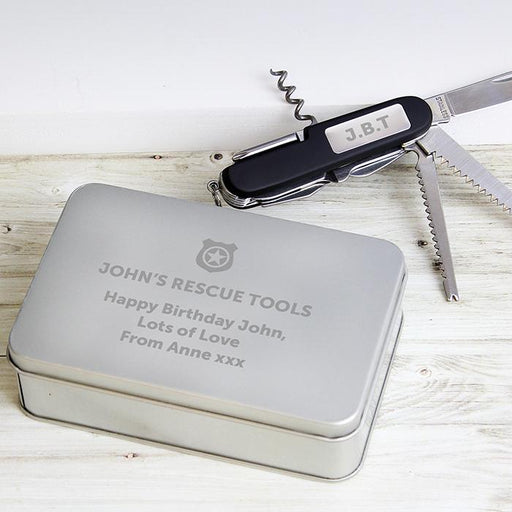 Personalised Shield Pen Knife and Box Set - Myhappymoments.co.uk