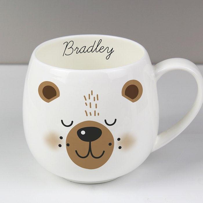Personalised Cute Bear Shape Mug