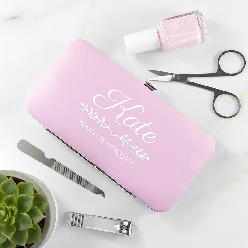 Personalised Bridal Party Manicure Set