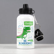 Personalised Be Roarsome Dinosaur Drinks Bottle - Myhappymoments.co.uk