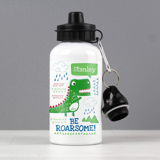 Personalised Be Roarsome Dinosaur Drinks Bottle - Myhappymoments.co.uk