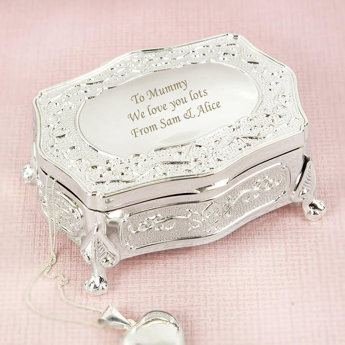 Personalised Small Antique Trinket Box - Myhappymoments.co.uk