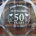 Personalised 50th Anniversary Ornament