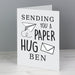 Personalised Grey Hug From Afar Card