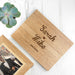 Personalised Heart Couples Midi Oak Photo Cube Keepsake Box