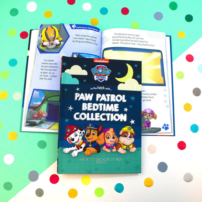 Personalised Paw Patrol Book - Bedtime Stories Collection - Free Gift Box