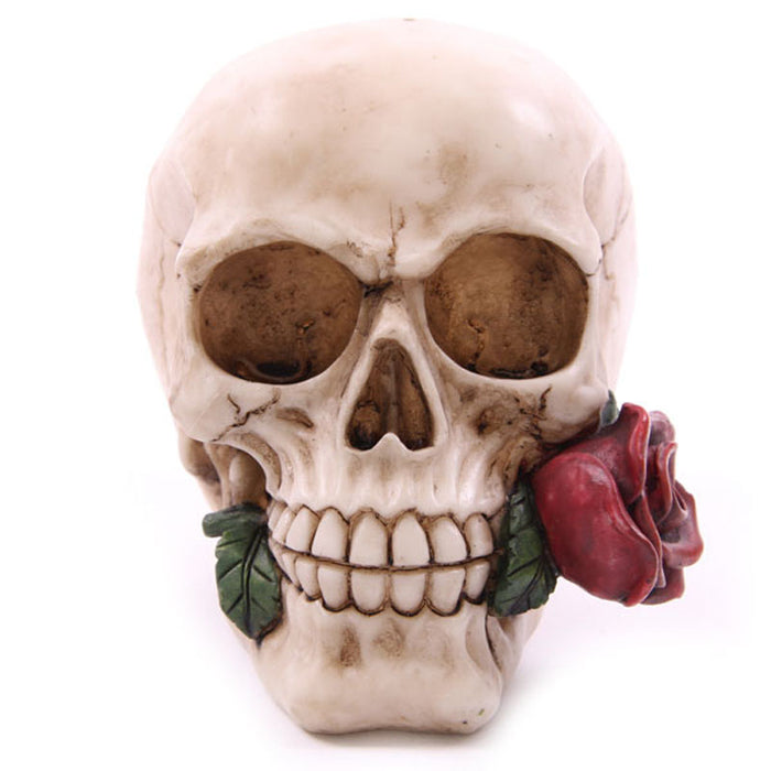 Skull Rose Head Ornament - Myhappymoments.co.uk