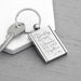 Personalised Home With Daddy Photo Frame Keyring